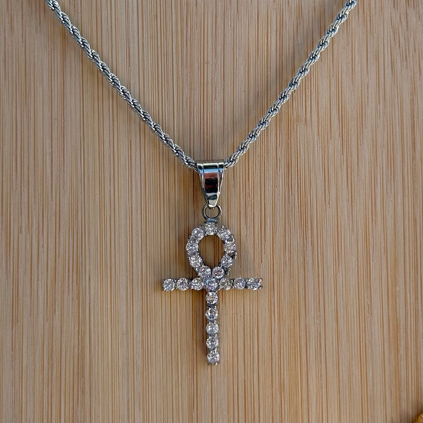 Shiny Ankh Key Of Life Necklace