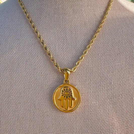 Hamsa Necklace - Asanti by Koi