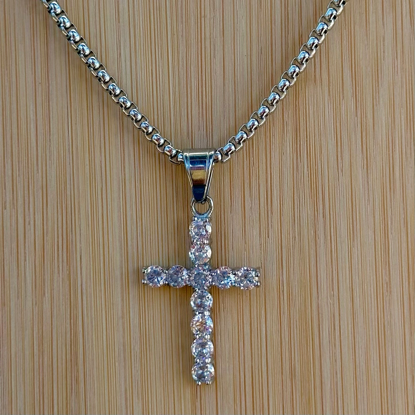 Mens Cross Necklace