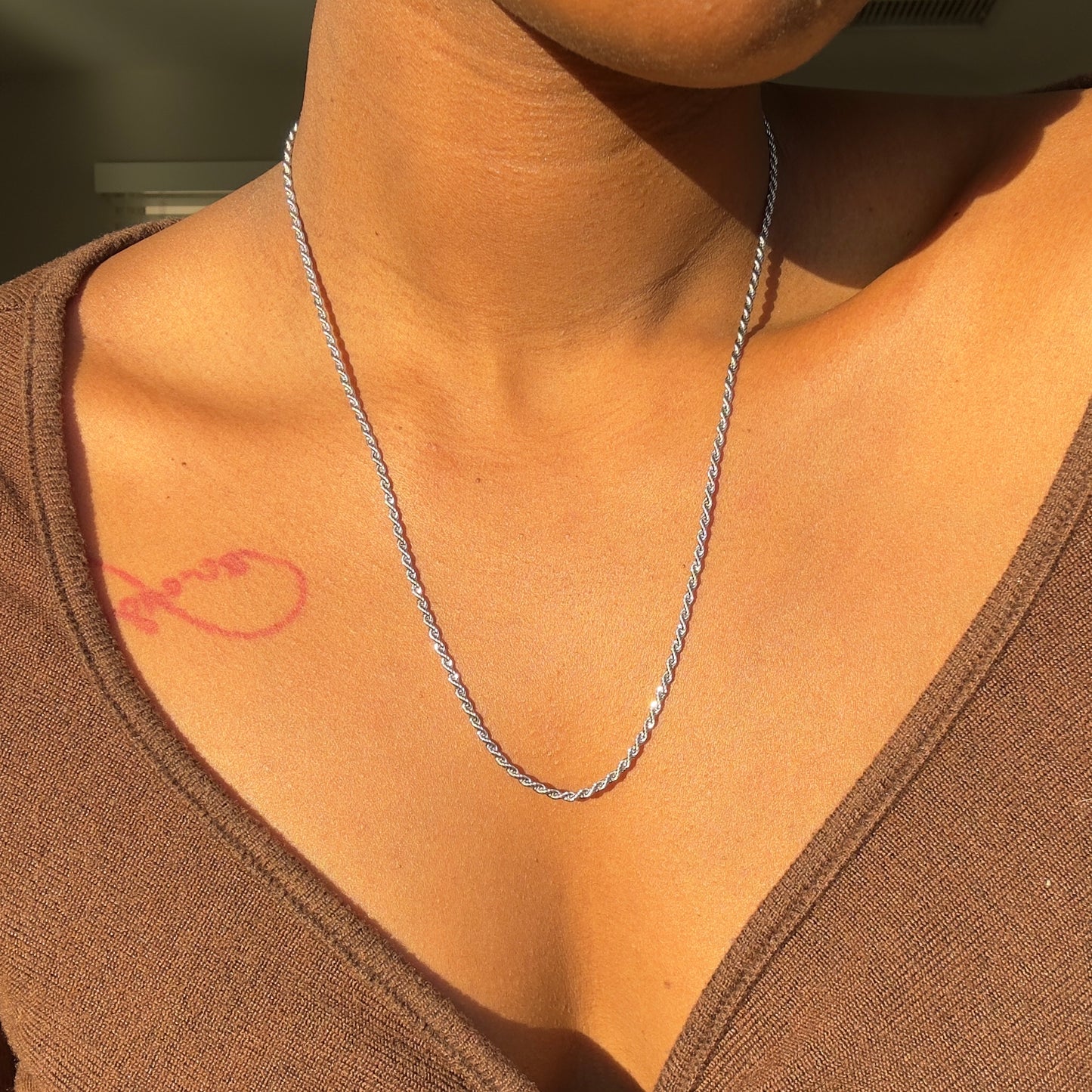 BARAKA Classic Rope Chain Silver