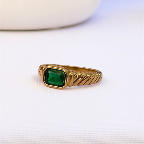 Sauti Emerald Ring - Asanti by Koi