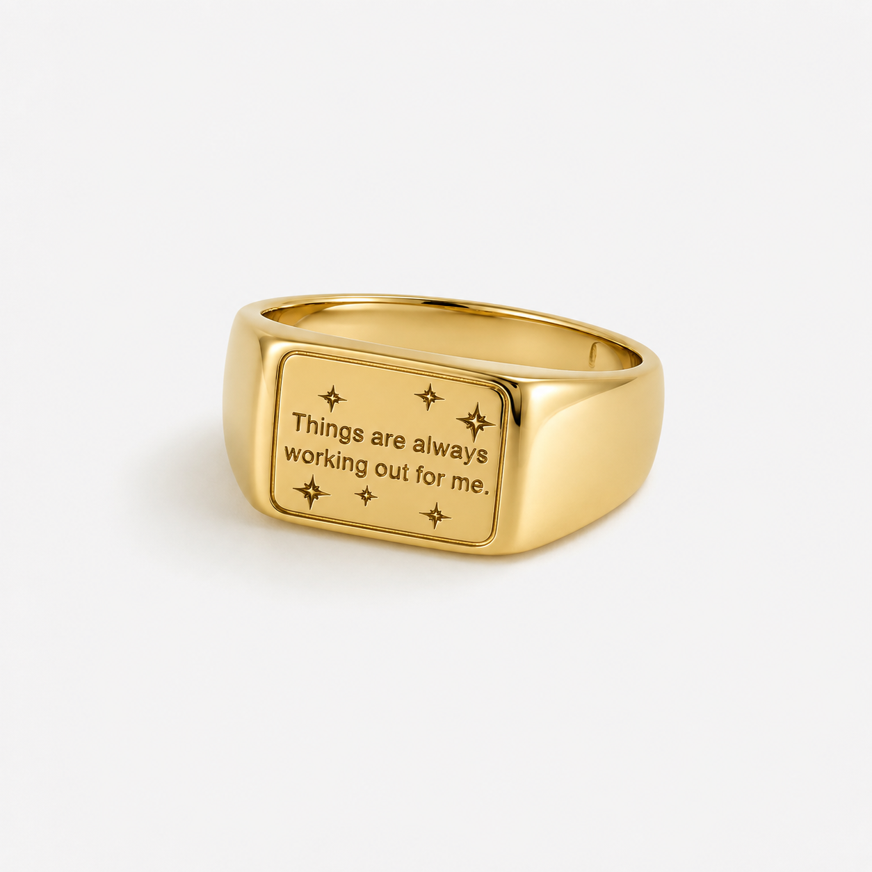 Things Are Always Working Out For Me Ring