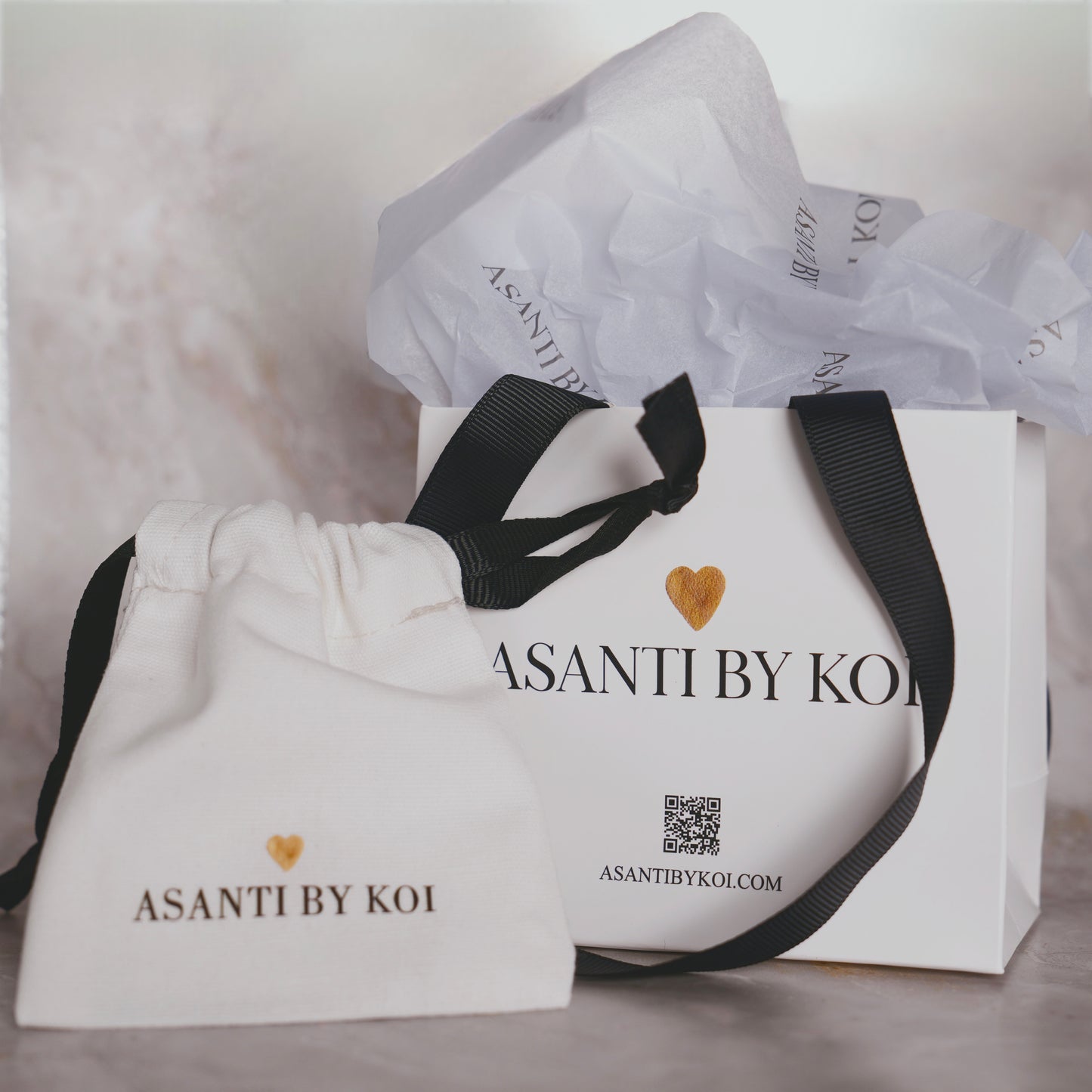 Asanti By Koi Gift Bag & Tissue