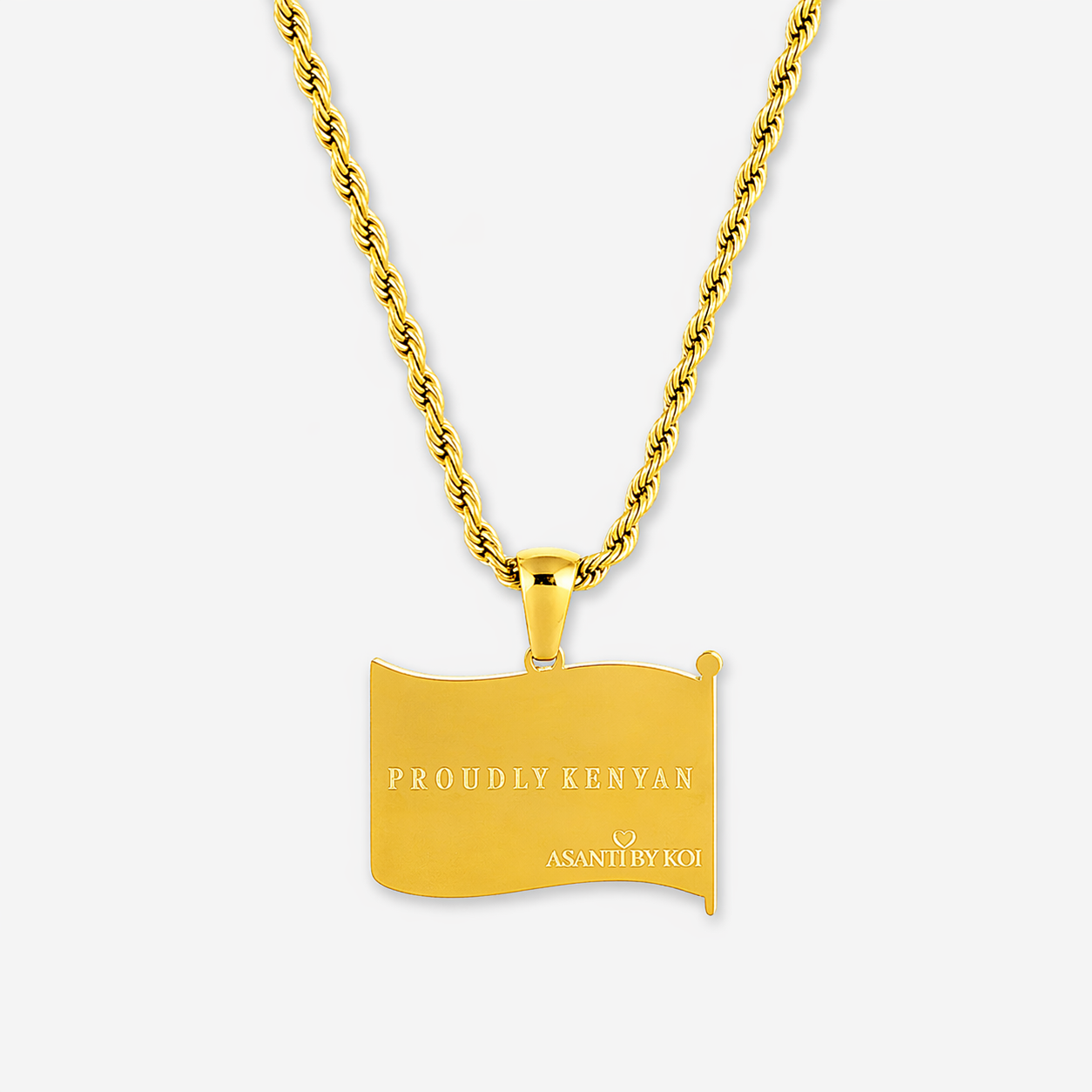 The Kenyan Flag Necklace - Asanti by Koi