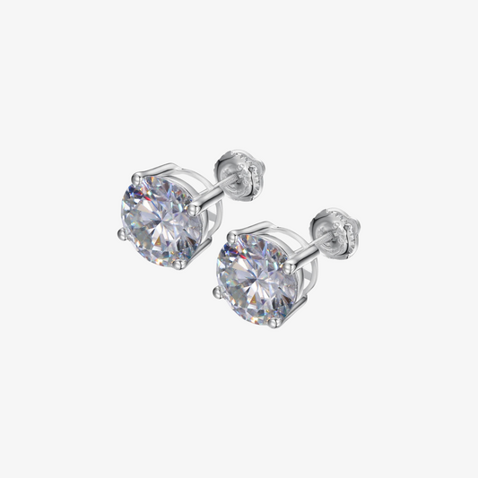 4 Prong Moissanite Classic Studs