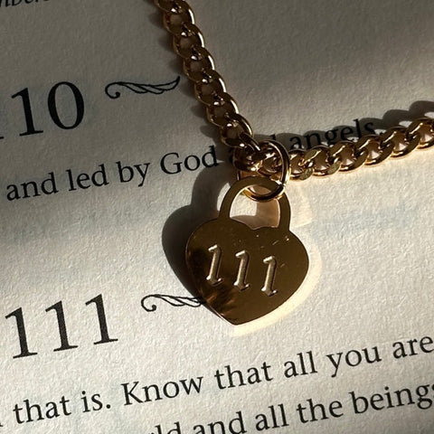 Angel number 1111 -Thoughts Have Power Everyday Necklace