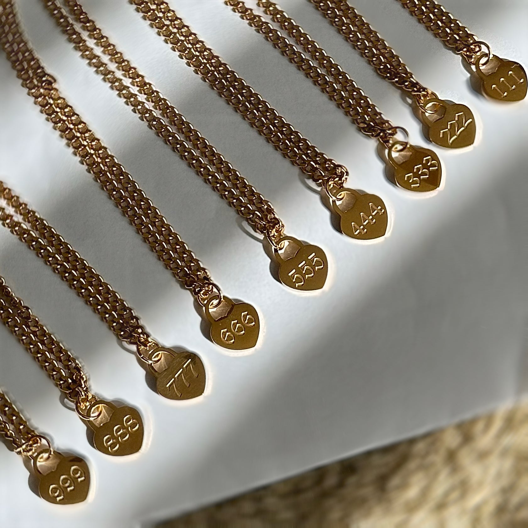 Angel Numbers Curb Necklace
