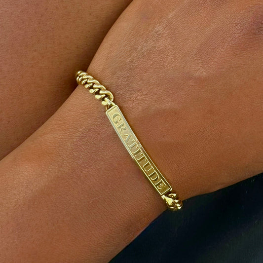 Live In Gratitude Bracelet