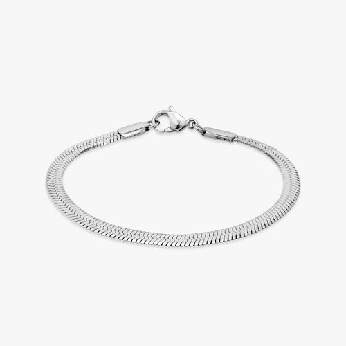 Nyororo Herringbone Bracelet 4MM w/extender - Asanti by Koi