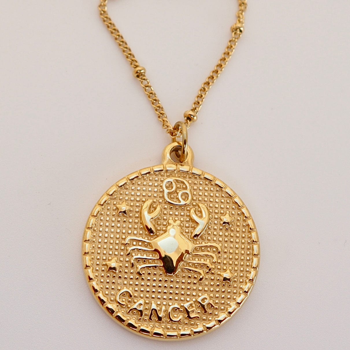 Asanti by Koi Necklaces Cancer My Zodiac Coin Necklace