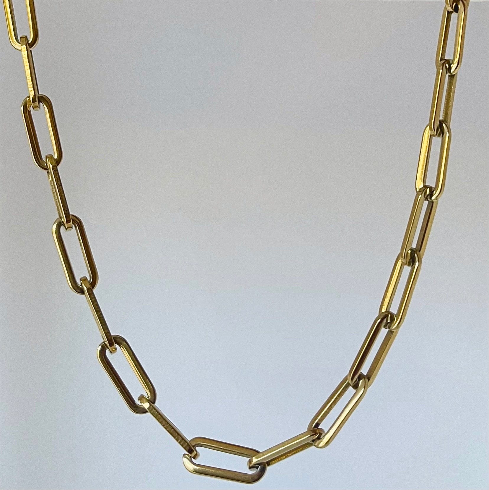Asanti by Koi Necklaces Golden Thick Chain