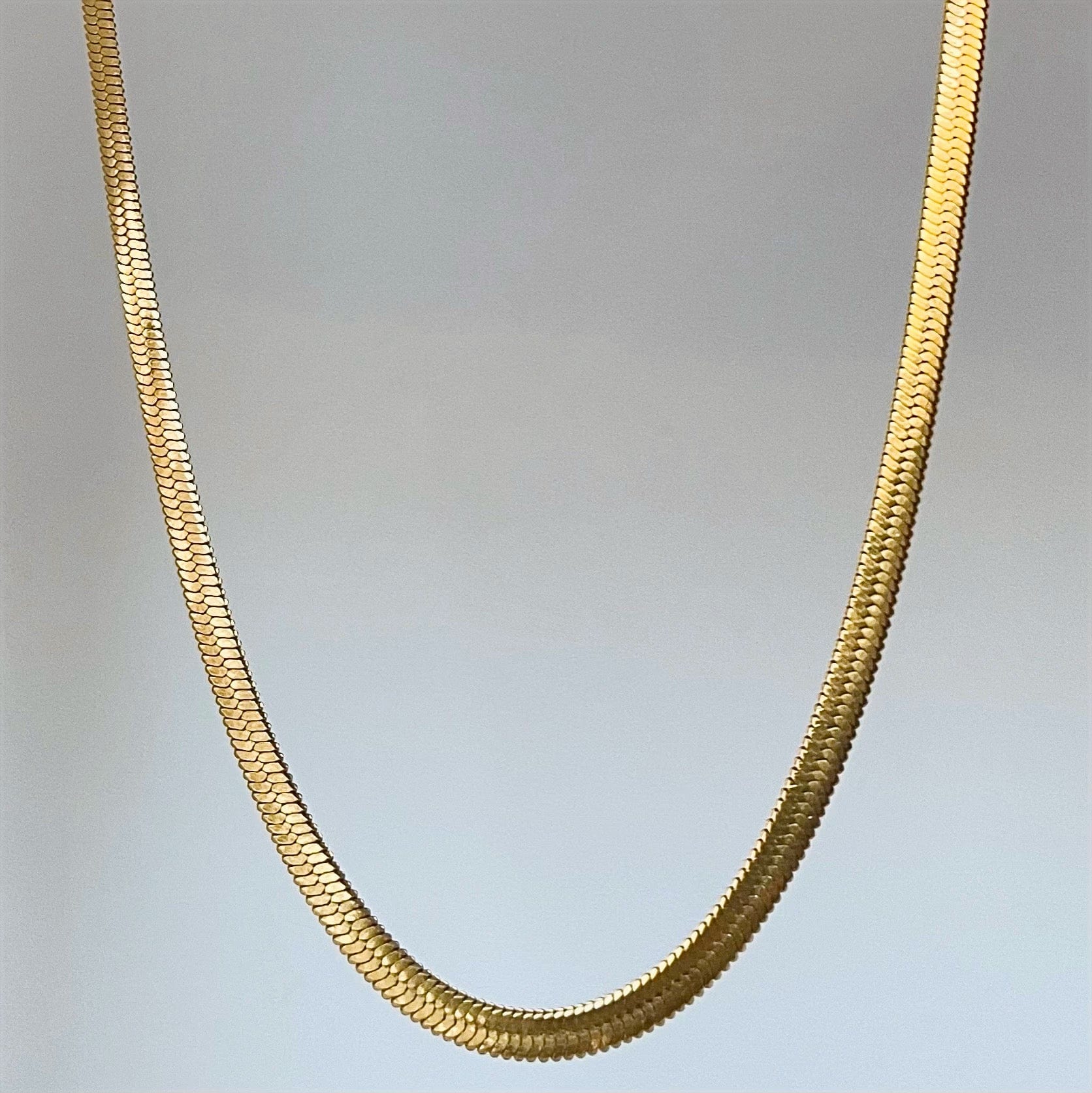 Rope & Carter Herringbone Chain II Necklace Stack - Kinn 16 / 18-20
