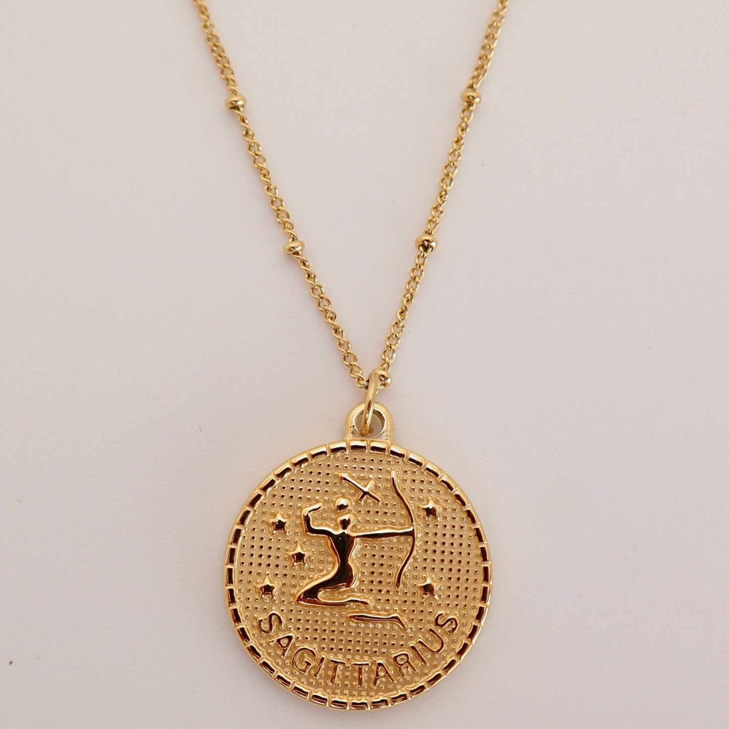 Asanti by Koi Necklaces Sagittarius My Zodiac Coin Necklace