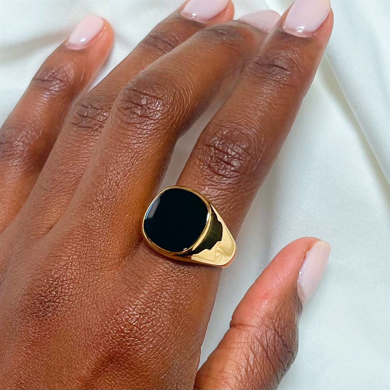 Asanti by Koi Rings 7 / Gold Black Excellence Ring (Silver or Gold)