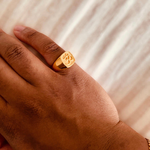 Black Excellence Ring (Silver or Gold)